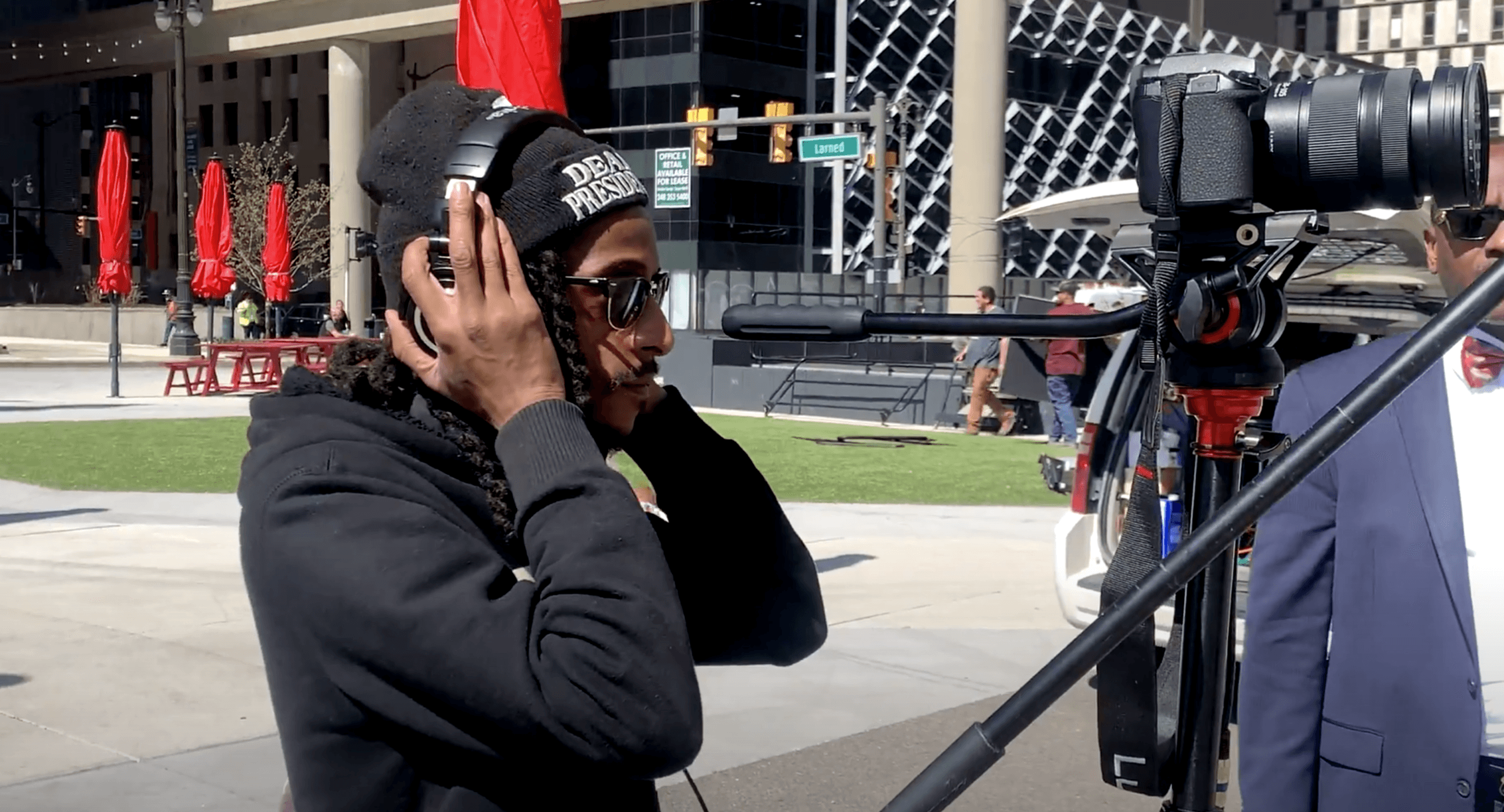 Filming a Commercial